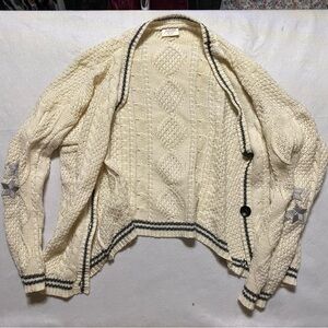 Taylor Swift Folklore Album The Cardigan Cable Knit Sweater XL/2XL